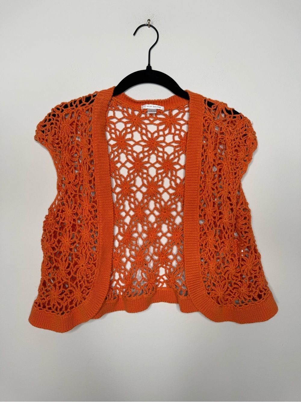 Erin London vintage crochet vest